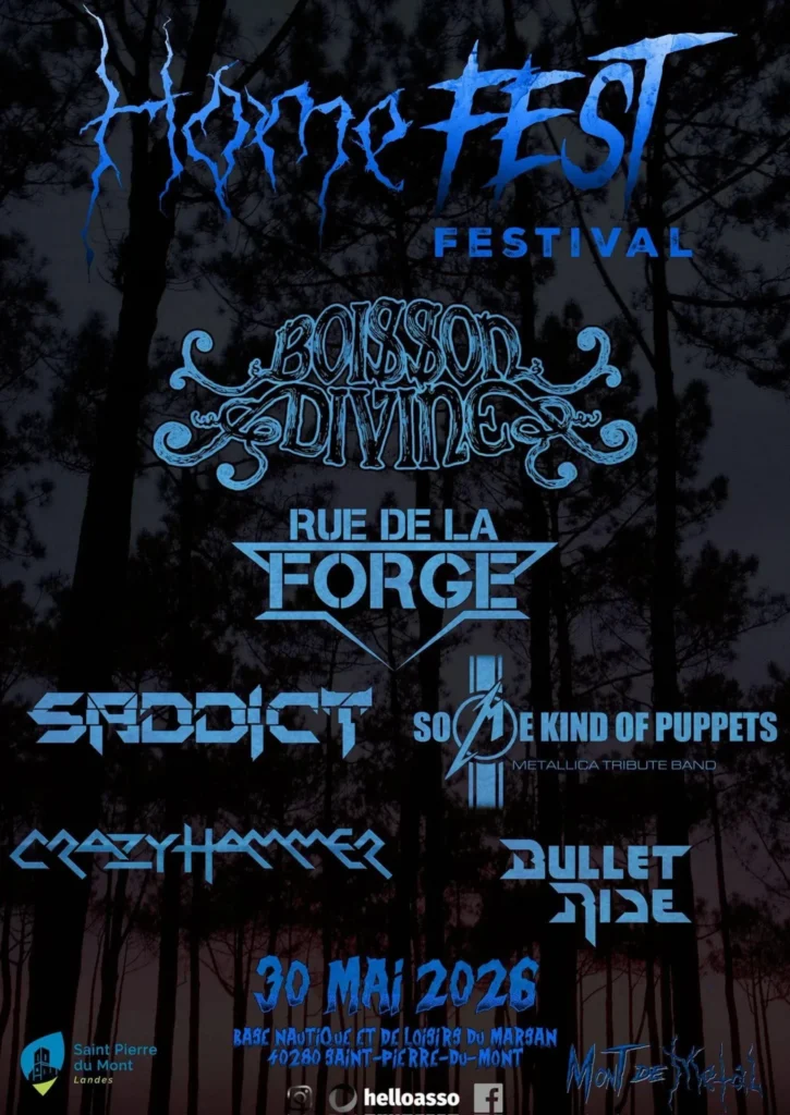 festival Metal Mont de marsan 30 mai