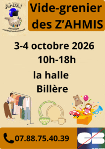 3 et 4 octobre 2026 vide-grenier la halle 64140 BILLERE